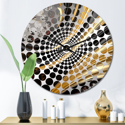 Tadita - Horloge murale peinture abstraite