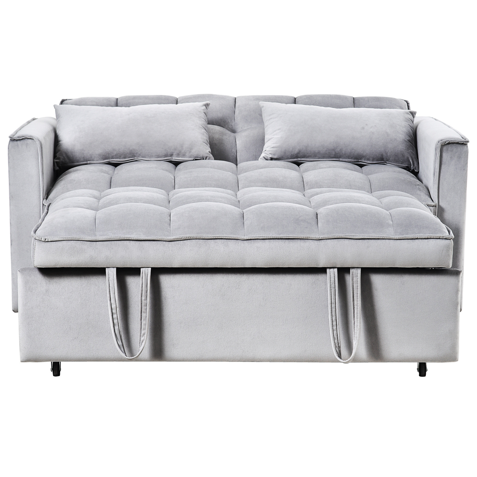 Ebern Designs 3 In 1 Velvet , Stable Structure, Adjustable , Pull Out ...