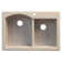Aversa 33'' L Drop-In Double Bowl Kitchen Sink