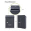 Celes Steel Wall Mounted Post Box-1751181079