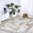 Bergvin Star Gazer Geometric Machine-Washable Ivory/Blue/Orange Rug-1096399018