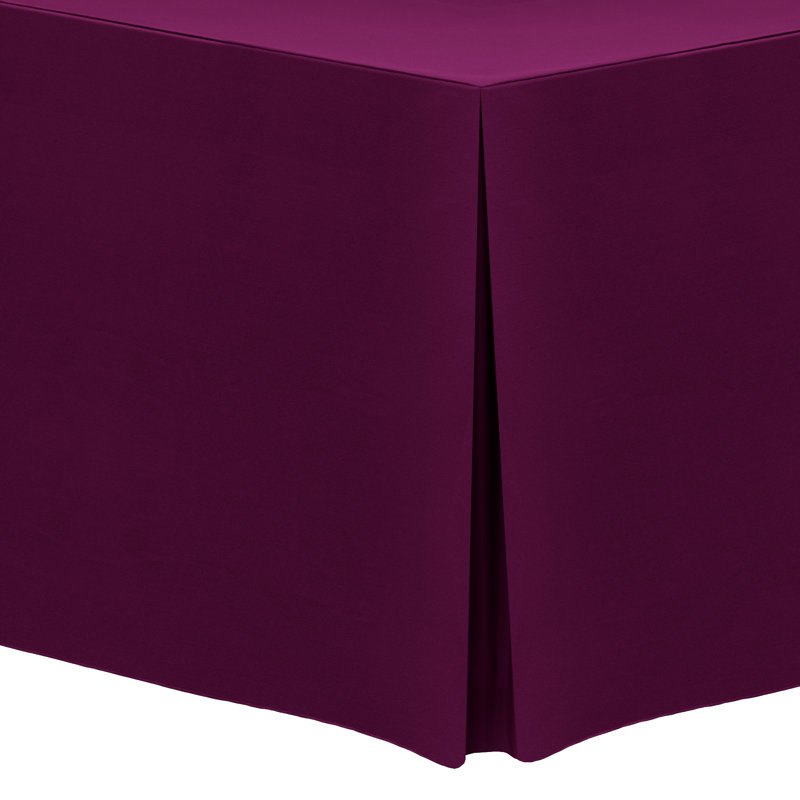 Solid Color Tablecloth, 18" x 48", 3, Magenta