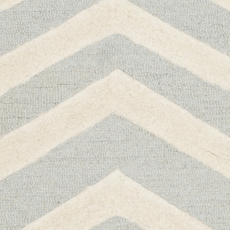 Betton Chevron Wool Hand Woven Area Rug, Rectangle 122 x 183 cm