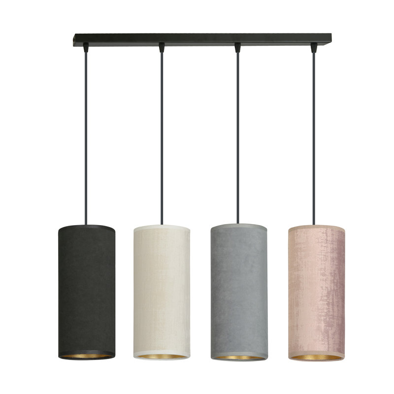 Ealidh 4 - Light Steel Kitchen Island Pendant, Multicolour