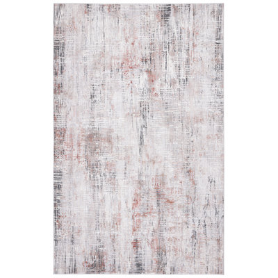 Tapis rouille / gris Vogue 117