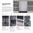 Cosmo 24 in. Top Control Built-In Tall Tub Dishwasher in Fingerprint Resistant Stainless Steel, 45 dBA
