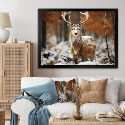 Deer Graceful Deer sur toile