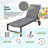 Arlenne Outdoor Chaise Lounge with Wheels-1017500806