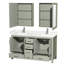 Sheffield 60" Bathroom Vanity Set with Medicine Cabinets-59388430-86050467