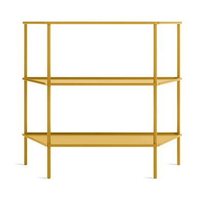 Not For Nothing 38'' W Powder Coated Aluminium Shelving Unit
