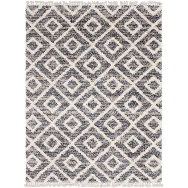 Tapis à poils longs Shag Fowkes, Rectangle 9 pi x 12 pi