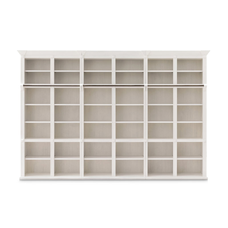 Beacon Hill Wall Unit, Driftwood, Whitewash