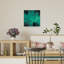 Teal Geometric Mosaic Abstract Colorful Geometric Wall Art Print 1 Piece Wrapped Canvas Wall Art-1572106759