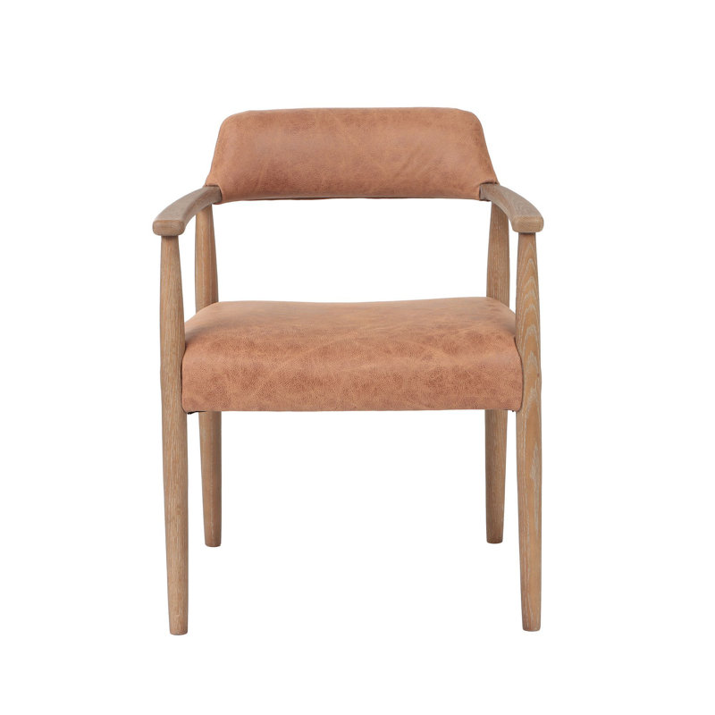 Chaise rembourrée Leighton, Orange