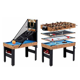 MD Sports Barrington Urban Collection Combination Game Table with Air  Powered Hockey, Foosball, and Table Tennis in the Multi-Game Tables  department at