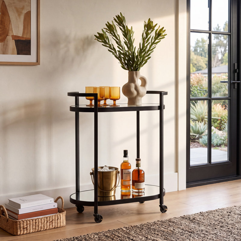 Hans Metal Bar Cart