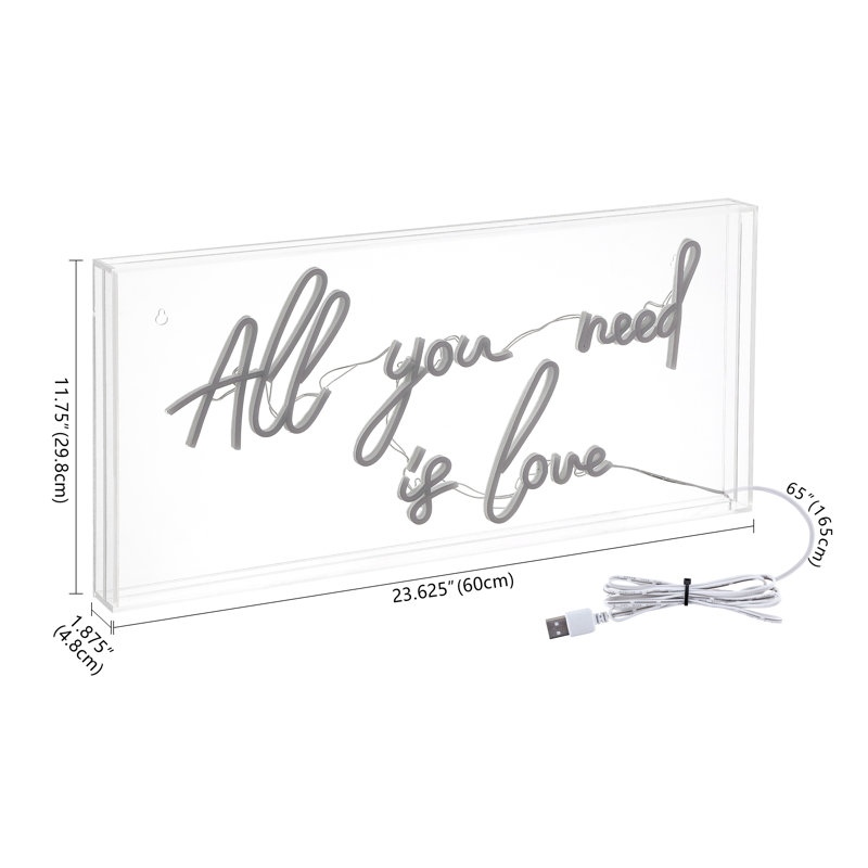 Fraydoun 11.75'' Novelty & Humor Themed LED Neon Sign