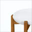 Ensemble de 2 tabourets de bar d'intérieur rembourrés en bois, confortables et élégants-758592702