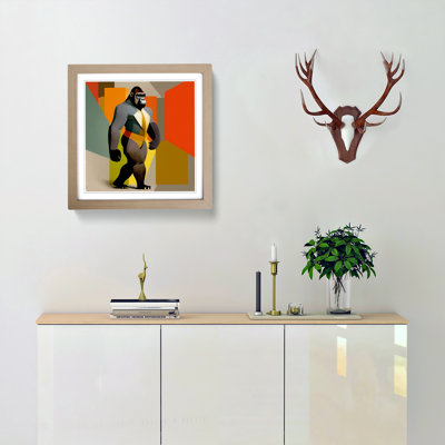 Gorilla Bauhaus - Framed Print