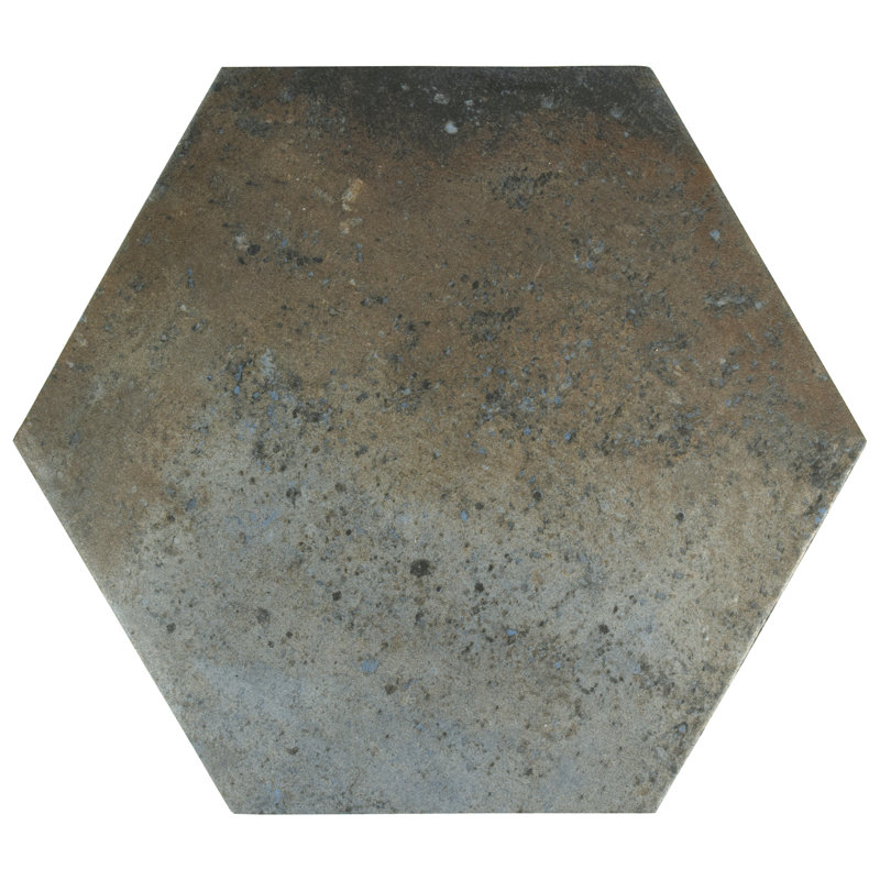 Carreau de porcelaine 14 po x 16 po Boston Ferro, Gris