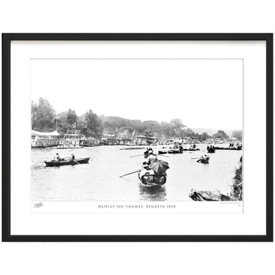 Henley On Thames, Regatta 1890 by Francis Frith - Single Picture Frame Print