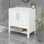Meuble-lavabo multifonctionnel avec portes et tiroirs 30 po avec lavabo 30 po