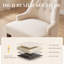 Chaise d'appoint rembourrée Amelia-1023408837