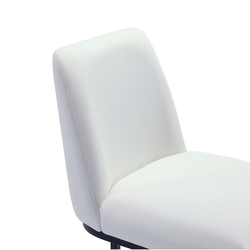 Tabouret de comptoir Serena, Tabouret de comptoir (siège d'une hauteur de 26,3, Blanc