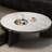 Simple round marble coffee table