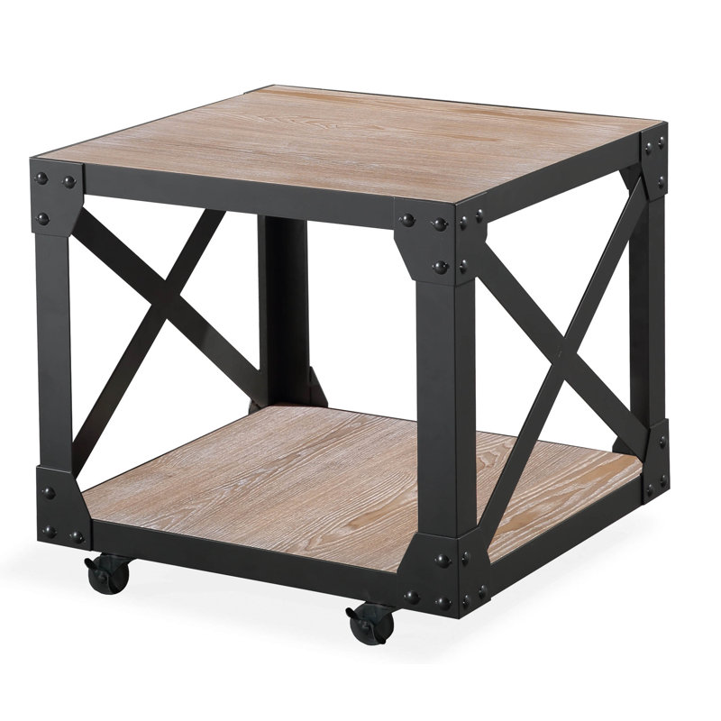 Badlands Solid Wood Top End Table