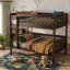 Solid Wood Twin Over Twin Bunk Bed-59407487