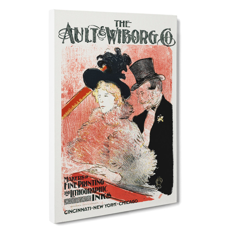 The Concert Vol.1 by Henri De Toulouse-Lautrec - Wrapped Canvas, 60cm H x 40cm W x 3cm D