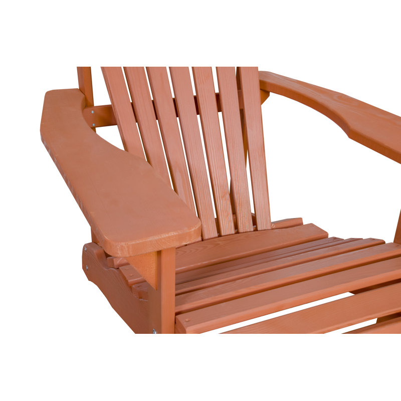 Laverty Outdoor Adirondack Chair, Terracotta