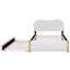 Lit plateforme double tapissier-1154029543