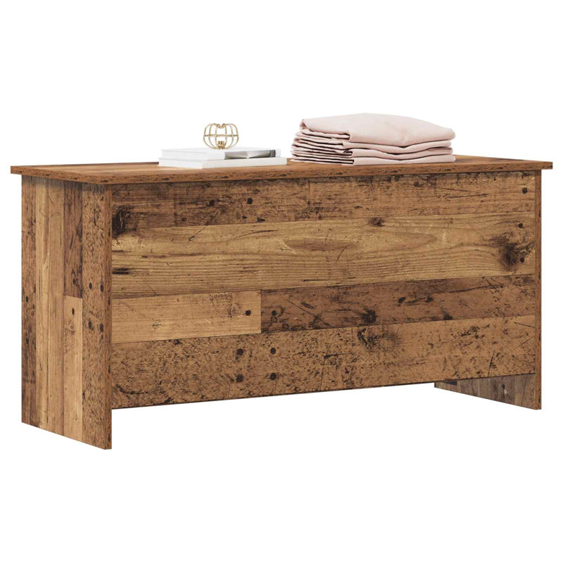 Engineered Wood Rectangle Accent Chest