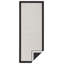 Panama Machine Woven Black/Cream Indoor / Outdoor Rug-25281595