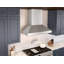 48" Titan 750 CFM Ducted Wall Mount Range Hood in Silver with Nightlight