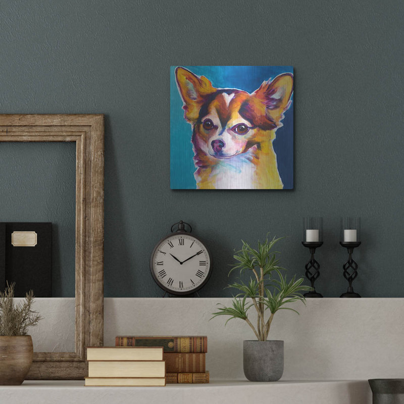 «Chihuahua - Honey» par Dawg Painter, H 12 po x l 12 po