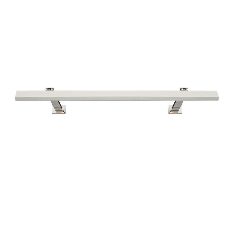 Botto LED Wall Mounted, 1.4" H x 18" W x 9.6" D, Polished Nickel