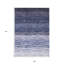 Tapis intérieur lavable dégradé bleu marine et ivoire 9 pi x 12 pi