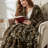 Wild Leopard Knitted Throw Blanket-1816935434