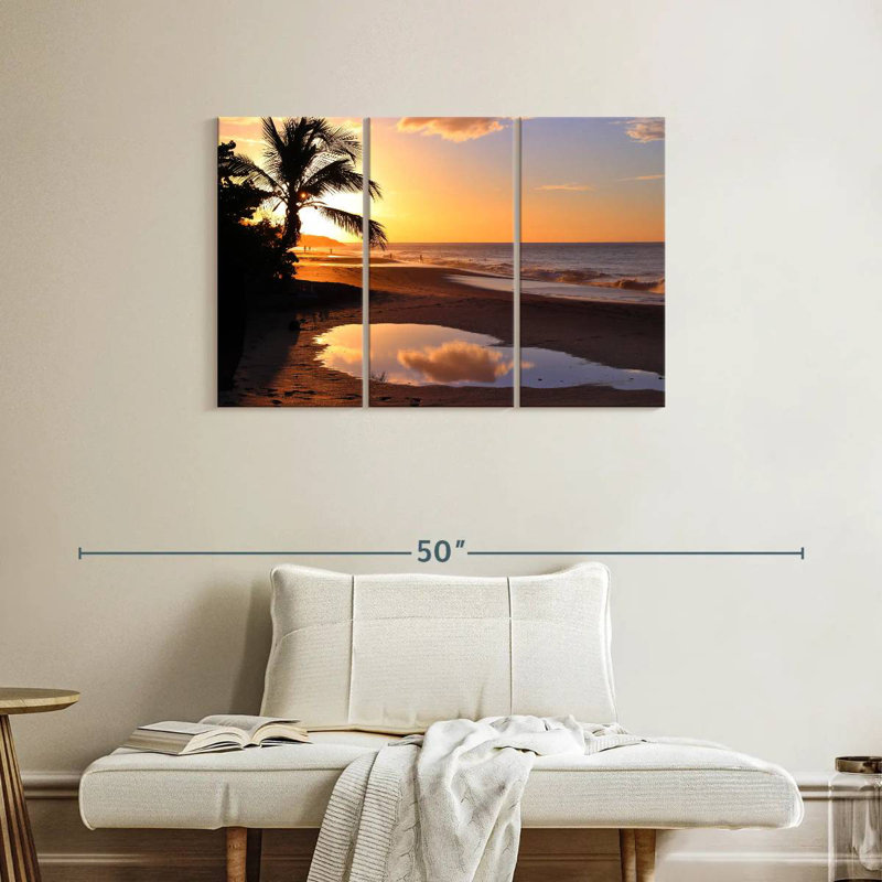Gillard La Perle Beach Sky Reflection, 24" H x 38" W