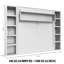 Lit escamotable Easy-Lift en grain de bois avec deux étagères-1060017570-1068038460