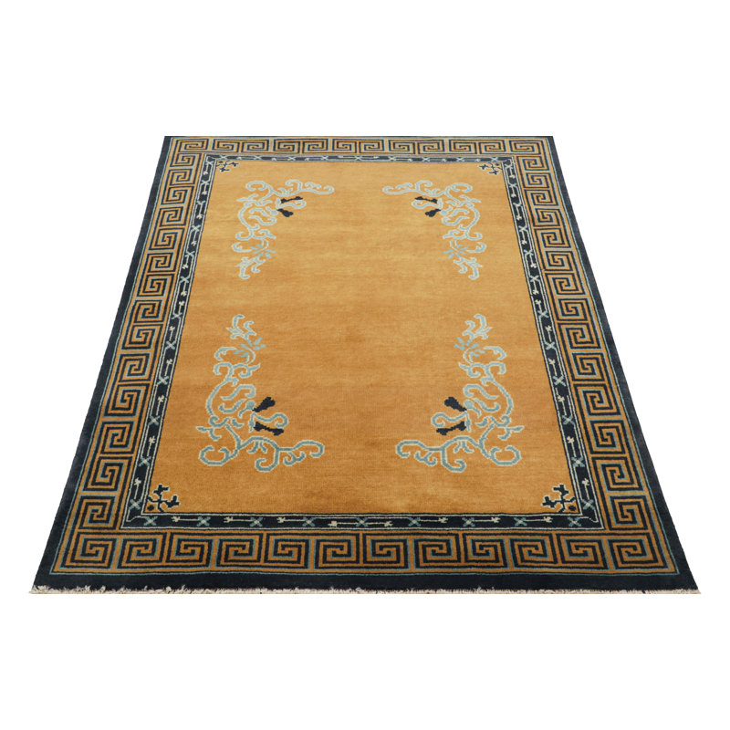 One-of-a-Kind 4'2x5'6 Hand Knotted Area Rug