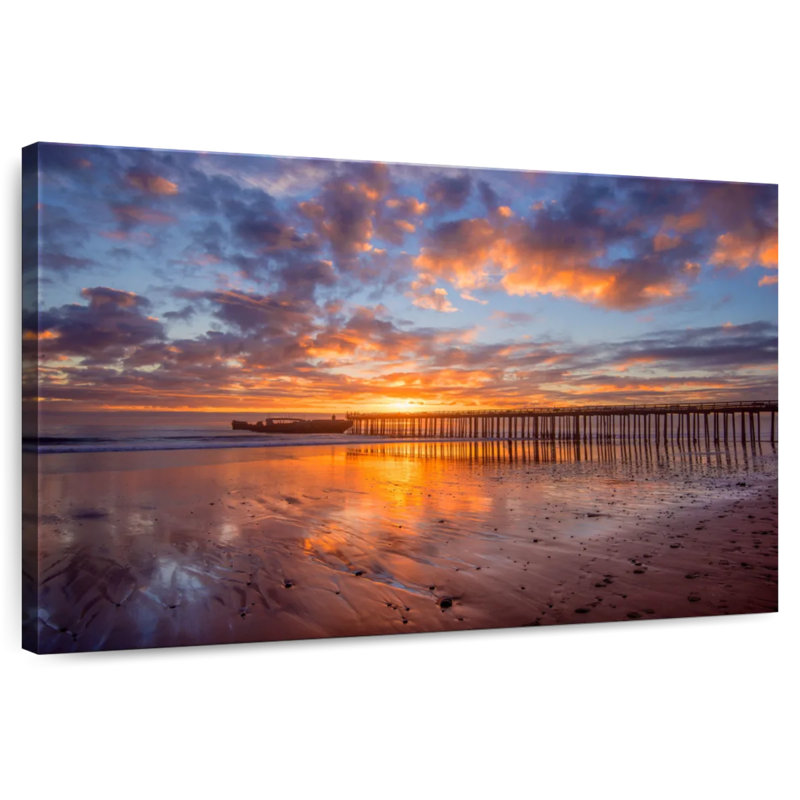 Coucher de soleil de Nicci, H 8 po x l 12 po