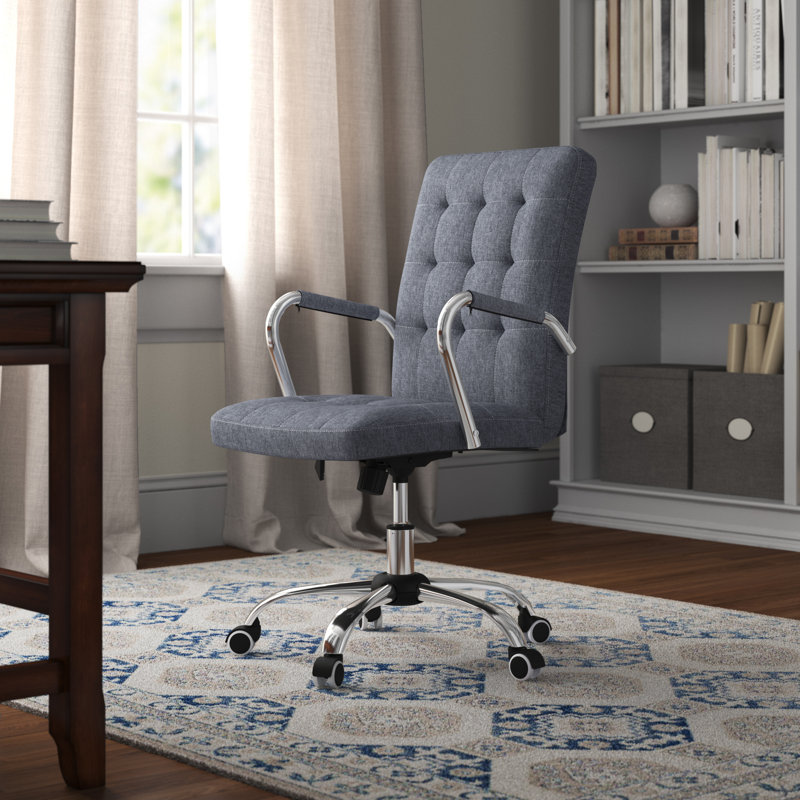 Grullon Polyester Blend Task Chair, Gray