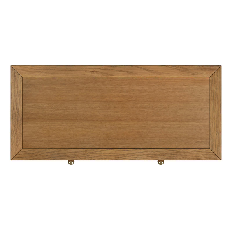 Nora 54 in. W Wood 1 Drawer 2 Door Accent Storage Cabinet, Natural