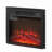Electric Fireplace Insert 18" 1400W 120V ,Equipped With Remote Control, Ultra Thin Heater With Log Set And Realistic Flame - BLACK