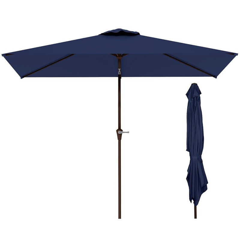 Parasol de patio 10 x 6,5 pi, Navy