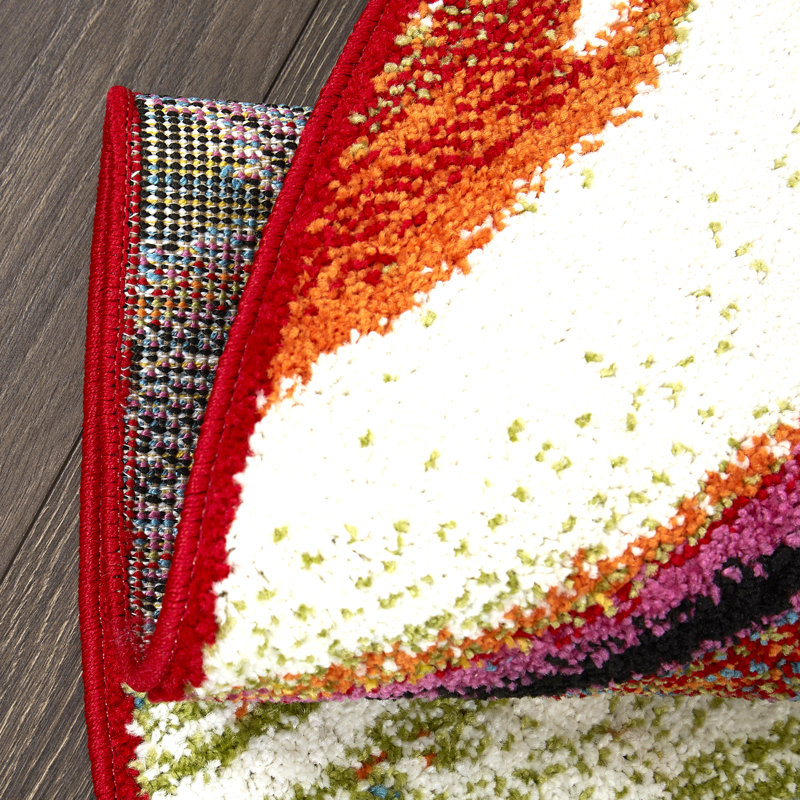 Olgethorpe Abstract Indoor Rug, Rectangle 5'2" x 7'2"
